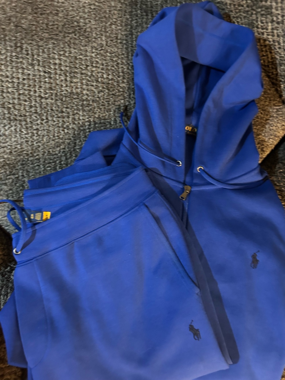 Polo by Ralph Lauren Royal Blue Hoodie and Sweatpants Set